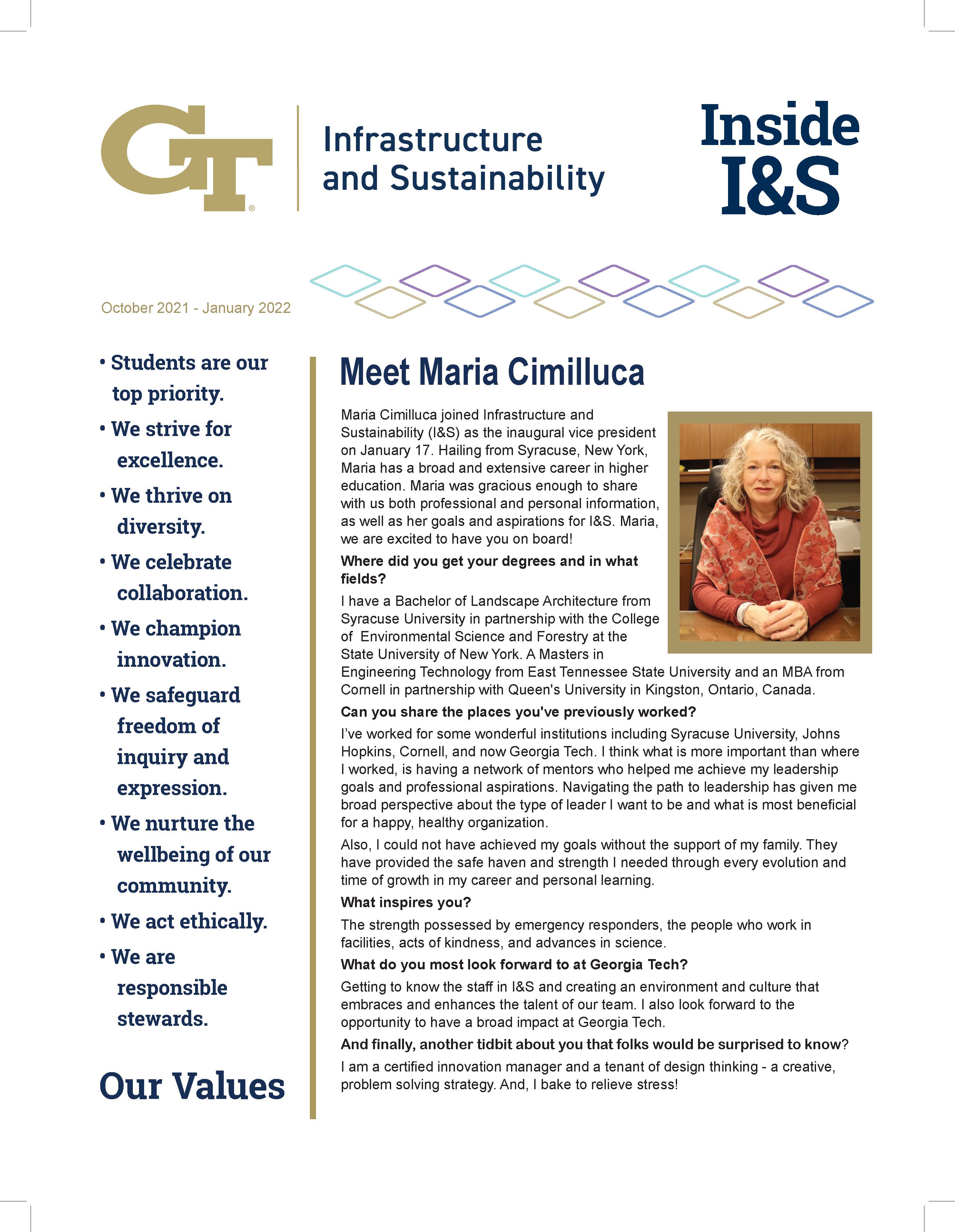 I&S Employee Newsletter - October 2023