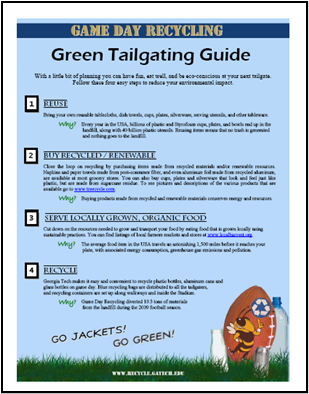 Green Tailgating Guide