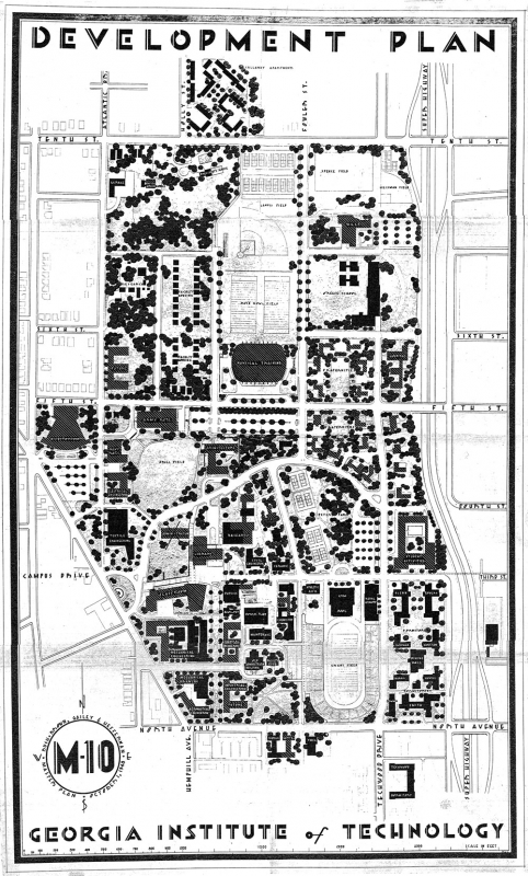1948 Campus Plan Map