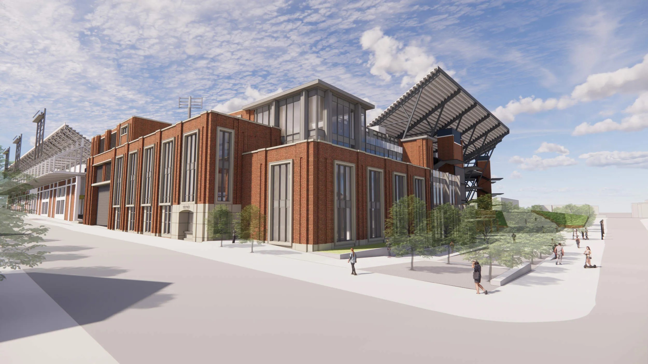 rendering of Thomas A. Fanning Student-Athlete Performance Center