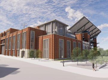 Rendering of Thomas A. Fanning Student-Athlete Performance Center