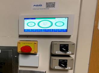 Image of lab controls installed during Smart Labs project.