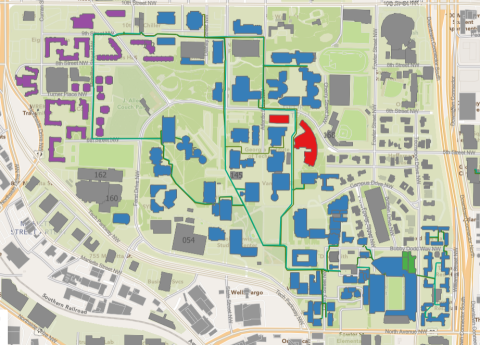 Map of the Planned Outage Spring 2025