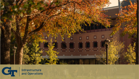 Digital Background - Fall on Campus