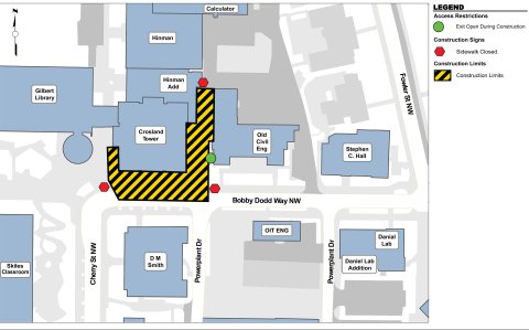 LibraryNext 2017 Construction Map 