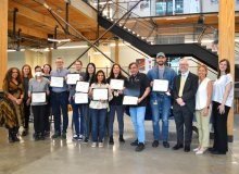 My Green Lab certification ceremony.
